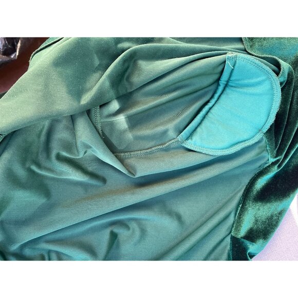 Velvet Green Long Duster Cardigan With Pockets Womens 2XL 95% Polyester 5% Elast - Picture 8 of 9